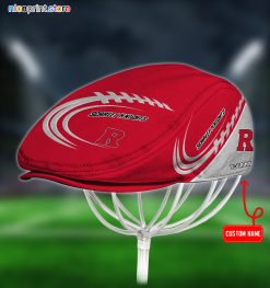 Rutgers Scarlet Knights NCAA3 Flat Cap, Jeff Cap, Driving Cap Q40