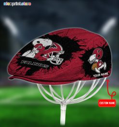 Atlanta Falcons x Snoopy NFL Jeff Hats, Driving Cap, Golf Cap Q39