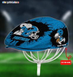 Carolina Panthers x Snoopy NFL Jeff Hats, Driving Cap, Golf Cap Q39