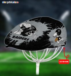Las Vegas Raiders x Snoopy NFL Jeff Hats, Driving Cap, Golf Cap Q39