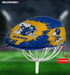 Los Angeles Rams x Snoopy NFL Jeff Hats, Driving Cap, Golf Cap Q39