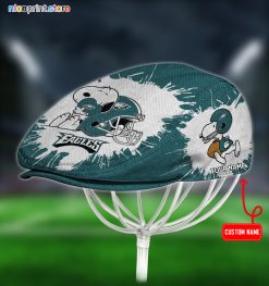 Philadelphia Eagles x Snoopy NFL Jeff Hats, Driving Cap, Golf Cap Q39