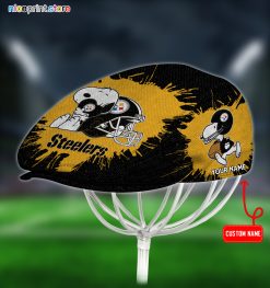 Pittsburgh Steelers x Snoopy NFL Jeff Hats, Driving Cap, Golf Cap Q39