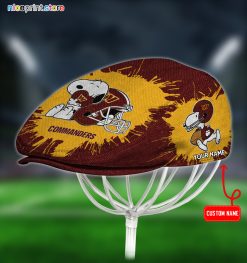 Washington Commanders x Snoopy NFL Jeff Hats, Driving Cap, Golf Cap Q39