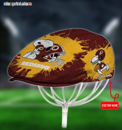 Washington Redskins x Snoopy NFL Jeff Hats, Driving Cap, Golf Cap Q39