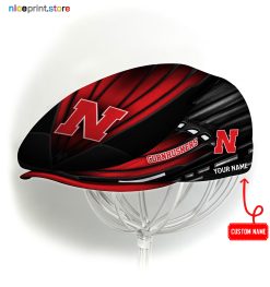 Nebraska Cornhuskers NCAA Jeff Cap, Flat Cap, Driving Cap M45