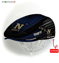 Navy Midshipmen NCAA2 Jeff Cap, Flat Cap, Driving Cap M45