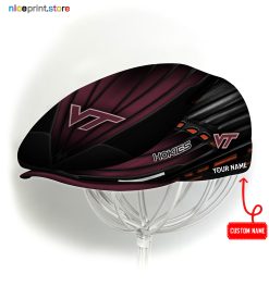 Virginia Tech Hokies NCAA2 Jeff Cap, Flat Cap, Driving Cap M45