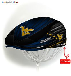 West Virginia Mountaineers NCAA2 Jeff Cap, Flat Cap, Driving Cap M45