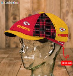 Kansas City Chiefs NFL Newsboy Cap For Fans M01