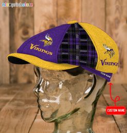 Minnesota Vikings NFL Newsboy Cap For Fans M01