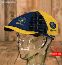 Milwaukee Brewers MLB Newsboy Cap For Fans M01