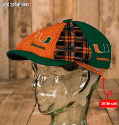Miami Hurricanes NCAA Newsboy Cap For Fans M01