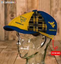 West Virginia Mountaineers NCAA2 Newsboy Cap For Fans M01