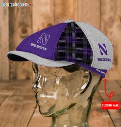 Northwestern Wildcats NCAA4 Newsboy Cap For Fans M01