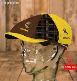 Wyoming Cowboys NCAA4 Newsboy Cap For Fans M01