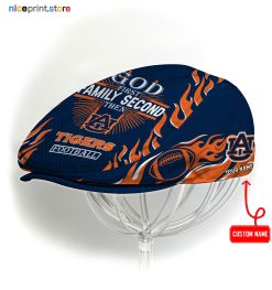 Auburn Tigers NCAA Jeff Cap, Flat Cap, Driving Cap M47