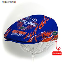 Florida Gators NCAA Jeff Cap, Flat Cap, Driving Cap M47