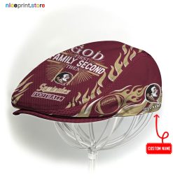 Florida State Seminoles NCAA Jeff Cap, Flat Cap, Driving Cap M47