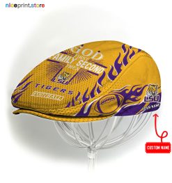 LSU Tigers NCAA Jeff Cap, Flat Cap, Driving Cap M47