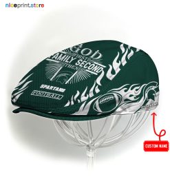 Michigan State Spartans NCAA2 Jeff Cap, Flat Cap, Driving Cap M47