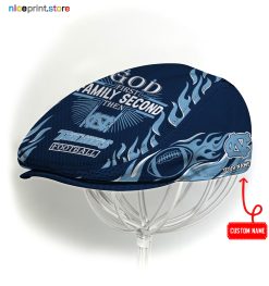 North Carolina Tar Heels NCAA2 Jeff Cap, Flat Cap, Driving Cap M47