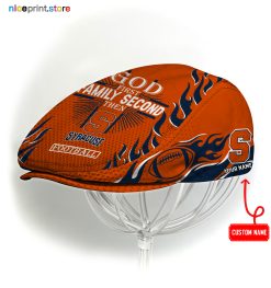 Syracuse Orange NCAA2 Jeff Cap, Flat Cap, Driving Cap M47