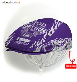 TCU Horned Frogs NCAA2 Jeff Cap, Flat Cap, Driving Cap M47