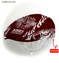 Texas AM Aggies NCAA2 Jeff Cap, Flat Cap, Driving Cap M47