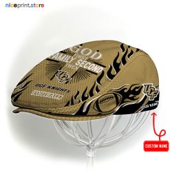 UCF Knights NCAA2 Jeff Cap, Flat Cap, Driving Cap M47