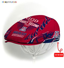 Arizona Wildcats NCAA3 Jeff Cap, Flat Cap, Driving Cap M47