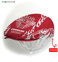 Houston Cougars NCAA3 Jeff Cap, Flat Cap, Driving Cap M47