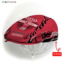 Louisiana Ragin Cajuns NCAA4 Jeff Cap, Flat Cap, Driving Cap M47