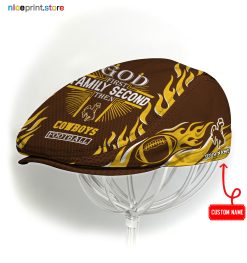 Wyoming Cowboys NCAA4 Jeff Cap, Flat Cap, Driving Cap M47