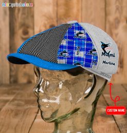 Miami Marlins MLB Newsboy Cap M04