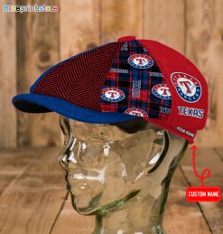 Texas Rangers MLB Newsboy Cap M04