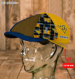 West Virginia Mountaineers NCAA2 Newsboy Cap M04