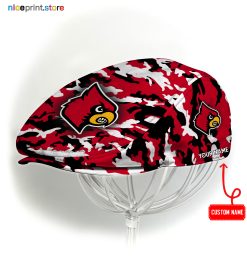 Louisville Cardinals NCAA Jeff Cap, Flat Cap, Driving Cap M37