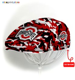 Ohio State Buckeyes NCAA Jeff Cap, Flat Cap, Driving Cap M37