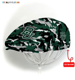 Baylor Bears NCAA3 Jeff Cap, Flat Cap, Driving Cap M37