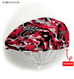 Cincinnati Bearcats NCAA3 Jeff Cap, Flat Cap, Driving Cap M37