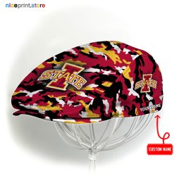 Iowa State Cyclones NCAA3 Jeff Cap, Flat Cap, Driving Cap M37