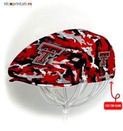 Texas Tech Red Raiders NCAA3 Jeff Cap, Flat Cap, Driving Cap M37