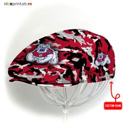 Fresno State Bulldogs NCAA4 Jeff Cap, Flat Cap, Driving Cap M37