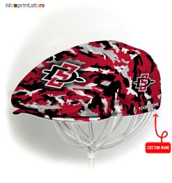 San Diego State Aztecs NCAA4 Jeff Cap, Flat Cap, Driving Cap M37