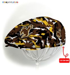 Wyoming Cowboys NCAA4 Jeff Cap, Flat Cap, Driving Cap M37