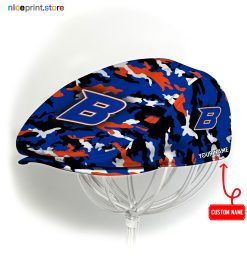 Boise State Broncos NCAA2 Jeff Cap, Flat Cap, Driving Cap M37