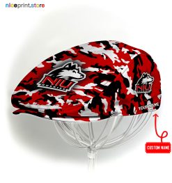 Northern Illinois Huskies NCAA2 Jeff Cap, Flat Cap, Driving Cap M37