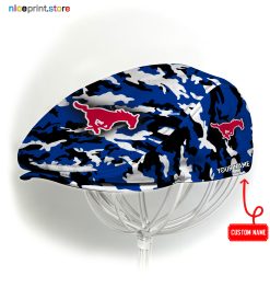 SMU Mustangs NCAA2 Jeff Cap, Flat Cap, Driving Cap M37