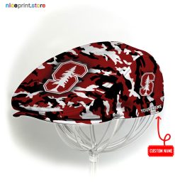 Stanford Cardinal NCAA2 Jeff Cap, Flat Cap, Driving Cap M37